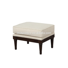 Wholesale cheap solid wood fabric living room ottomans